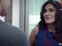 Sexy cute and perfect desi Indian boss fucked hard