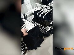 Shopping mall blowjob before BUTTHOLE DRILLING! Maria wants to be a queen of kink