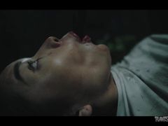 Rikako alone in the woods - Vines hold her tight as trees fuck her hard and explode with cum